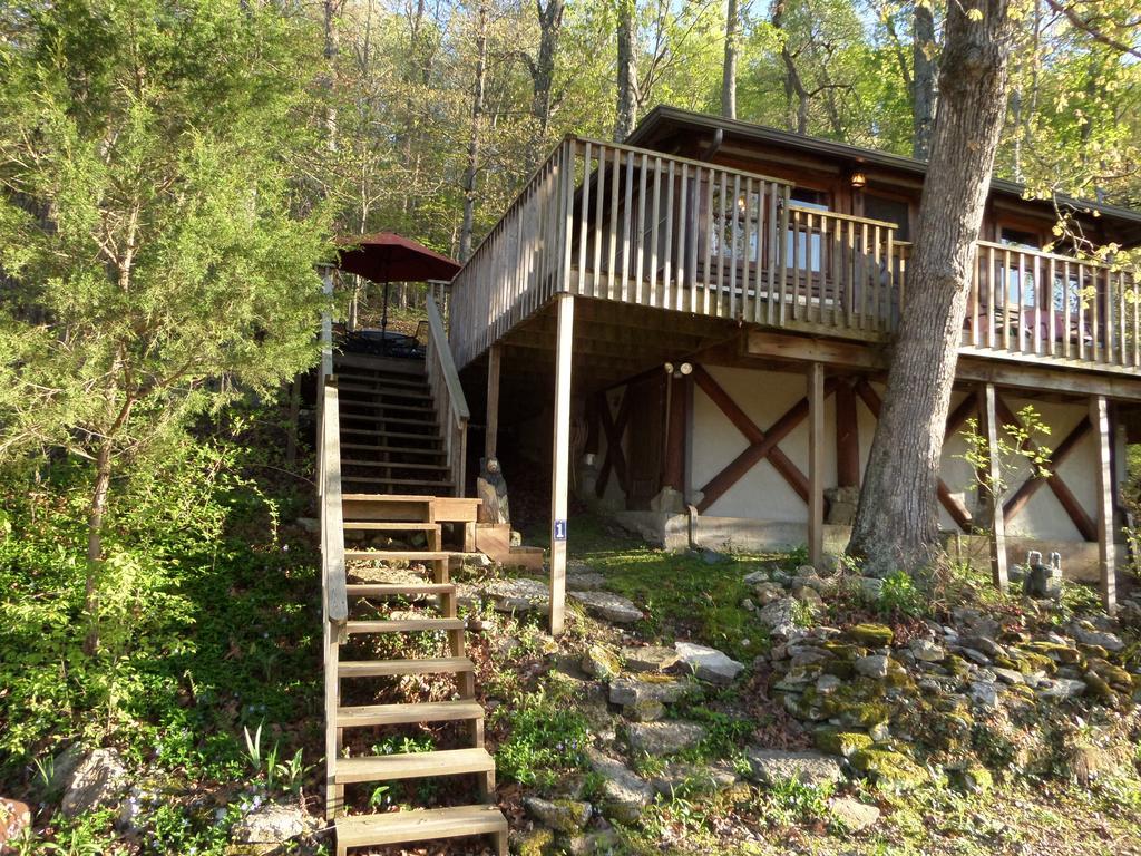 Lake Lucerne Treehouse Villa Eureka Springs Eksteriør billede